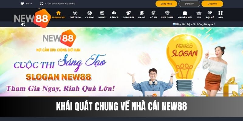 Khái quát chung về nhà cái NEW88